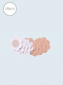 女士硅胶隐形文胸（1/2片装），隐形肩带提拉塑形，自粘式无肩带隐形款式，适合搭配婚纱/礼服、露背装、吊带裙、紧身连衣裙、薄纱上衣、吊带套装、新娘送礼会、旅行、派对、鸡尾酒会礼服、婚礼/正式晚宴等场合。 - 彩色 - 查看 13