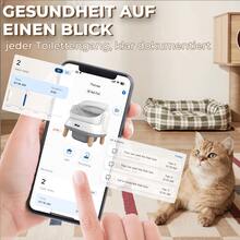 DEVOKO Automatic Self-Cleaning Cat Litter Box XXL Model Odor-Neutralizing Automatic Cat Litter Box With Waste Bags 95+15 Liter Capacity - White - View 6