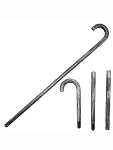 Halloween Party Props Costume Props All Black Cane Magician Cane Lincoln Cane - Multicolor - View 17