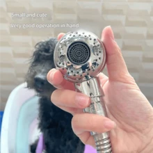 可调节宠物淋浴喷头，猫狗洗澡喷枪，家用及宠物美容按摩清洁配件 - 查看 6