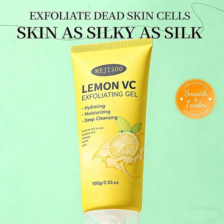 100g Lemon Vitamin C Exfoliating Gel, Suitable For Face And Body, Removes Dead Skin Cells, Improves Roughness And Keratosis, Deeply Moisturizes The Skin - Lemon VC - View 1