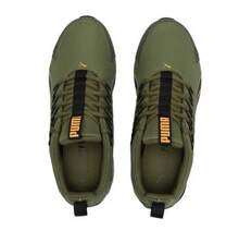 PUMA彪馬 Voltaic Evo 舒適百搭 低筒 跑步鞋 男女同款 綠黑橙 - 橄欖綠 - 查看 7