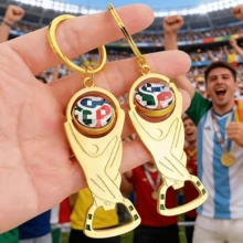 FIFA FIFA 2件套多功能开瓶器钥匙扣套装 - 可旋转吊坠，不锈钢材质，是送给粉丝的理想礼物，适合日常使用，也适用于感恩节、情人节、慕尼黑啤酒节、圣诞节、万圣节等节日，经久耐用且方便实用。 - 查看 7