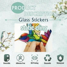1 miếng dán cửa sổ hình chú thỏ dễ thương đang nhìn trộm - Hình dán hoạt hình có thể tháo rời, thích hợp cho cửa sổ phòng ngủ, phòng chơi game, văn phòng và xe hơi, trang trí lễ Phục sinh. - Xem 7