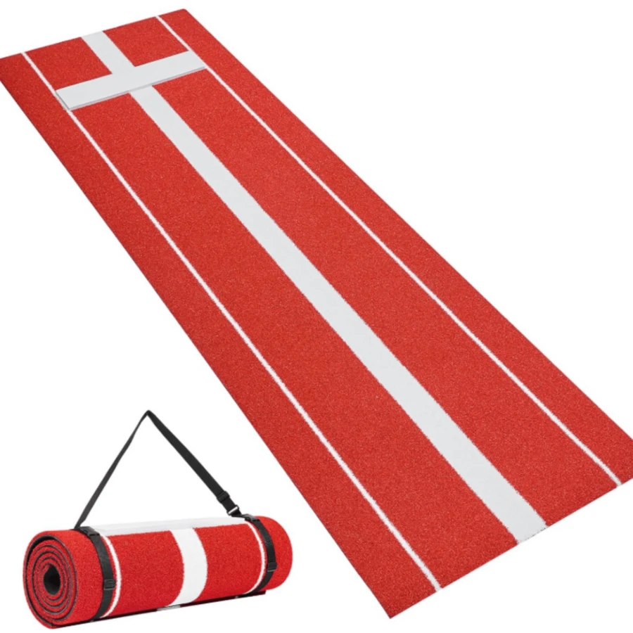 Softball Pitching Mat, 10' X 3' Baseball Hitting Mat, Anti-Slip Pitching Practice Mat With Thick Turf, Softball Pitching Mound For Outdoor/Indoor Use - D - View 1
