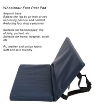 Wheelchair Foot Rest Extender Elevating Pad Wheelchair Leg Cushion Protector With Quick Release Strap - A - View 6