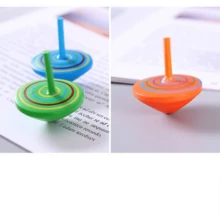 木制彩虹旋转陀螺，桌面减压木制玩具，促销小礼品 - 彩色 - 查看 7