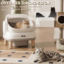 DEVOKO Automatic Self-Cleaning Cat Litter Box XXL Model Odor-Neutralizing Automatic Cat Litter Box With Waste Bags 95+15 Liter Capacity - White - View 2