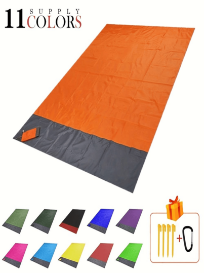 Colchoneta de camping ultraligera e impermeable - Suave, compacta, con aislamiento, manta ideal para la playa, picnic, viajes y aventuras en el patio trasero - Perfecta para entusiastas al aire libre y familias