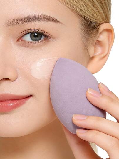 3pcs High Quality Jumbo Makeup Sponges, Oversized Makeup Blenders, Hydrophilic Material Expands When Wet, Quick Makeup Application, Soft & Skin-Friendly, Suitable For Foundation, Reusable & Non-Shedding, High Density & Bounce, Top Choice Makeup Tools