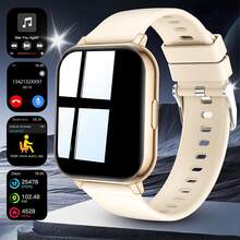 Smartwatch, 1.83-Inch Multifunctional Sports Smartwatch, Featuring Wireless Calling/Music, Message Notifications, Pedometer, Sedentary Reminders, And Multiple Watch Face Wallpapers. Suitable For Both Men And Women, Compatible With Android And IOS. Perfect As A New Year Gift. - View 10