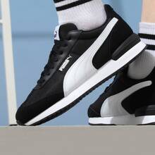 Giày thể thao cổ thấp PUMA Turin 3 đa năng, thoải mái, phù hợp cho cả nam và nữ, màu đen. - Đen và trắng - Xem 4