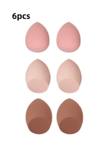 12pcs Large Random Color Makeup Sponge Eggs, Mixed Beauty Sponges For Liquid, Cream And Powder Perfect Application, Multicolor Makeup Sponges Suitable For All Skin Types, Latex-Free Dual-Use Powder Foundation - Multicolor - View 6