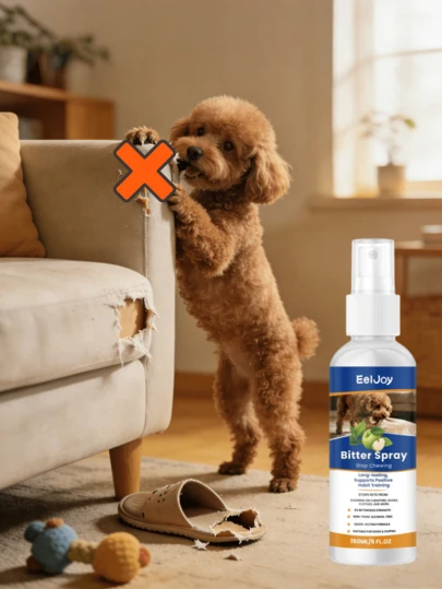 Anti-Chew Spray For Pets, Corrects Dog Chewing Behavior, Gentle Formula Designed For Pets