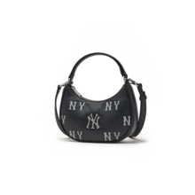 MLB 男女通用休闲运动简约Logo单肩斜挎包 3ACRMM16N - 黑色-50BKS - 查看 10