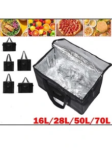 Bolsa refrigeradora portátil de gran capacidad aislada | Caja de almuerzo aislada para picnic al aire libre - Multicolor - Ver 2