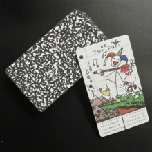 1set Doodle Tarot Cards, Fun Of Fortune-Telling Card Games, Family Gathering Entertainme - Multicolor - View 2