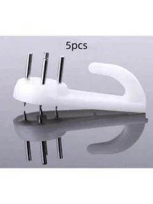 1pc Black/White Iron Wire Grid Wall Shelf With Ledge - Multi-Compartment Storage Rack For Home, Office, Dorm Decor - Space-Saving Photo, Plant & Accessory Display Board, Dorm Decor, Classic Design, Sturdy Structure, Hanging Shelf - Multicolor - View 14