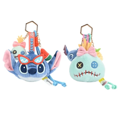 Disney 迪士尼星际宝贝毛绒钥匙扣，创意配饰，可装饰包包和吊坠，或作为节日礼物。