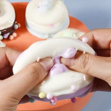 Douru Shufulei, Simulation Food Toy Pinch Music, Super Soft And Sticky Slow Rebound Release Decompression Toy, Teen Decompression Toy, Gift For Friends,Soft Toys, Soft Toys, Squishy - Multicolor - View 2