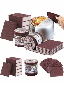 Kitchen Cleaning With Magic Wiping, Pot Washing, Dishwashing, Pot And Bowl Cleaning, Stain Removal, Rust Removal Special, Diamond Sponge Wiping - A - View 1