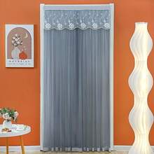 Premium All-Season Indoor Door Curtain, Bedroom Door Curtain, Mosquito/Fly/Insect Proof, No Drilling Required Partition Curtain (Comes With Hook And Loop), 90*200cm - 1PC - View 8