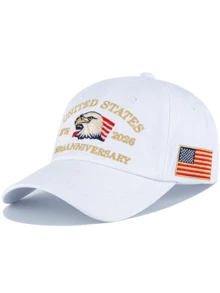 JZML 1 st unisex keps med broderad amerikansk flagga - A - Visa 17