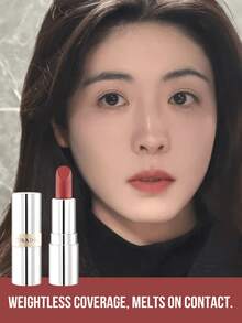 Sampel Prada Color Sensational Lipstick #B02, 1,3g. Tahan lama dan ringan, dengan hasil akhir matte yang halus, sangat berpigmen, tidak membuat bibir kering dan tidak mudah luntur, cocok untuk riasan natural sehari-hari. - Lipstik Prada Color Sensational #B02 - View 3