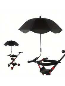 1. General Motors, Portable Sun Umbrella For Bicycles, Rain Shelter, UV Protection, 360 Degree Rotation, - A - View 11