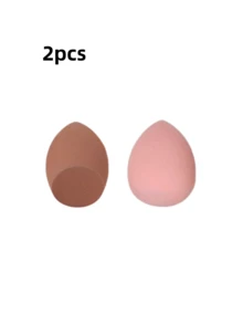 12pcs Large Random Color Makeup Sponge Eggs, Mixed Beauty Sponges For Liquid, Cream And Powder Perfect Application, Multicolor Makeup Sponges Suitable For All Skin Types, Latex-Free Dual-Use Powder Foundation - Multicolor - View 12