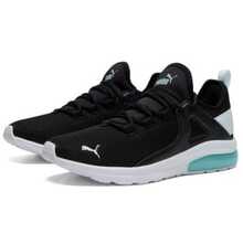 Giày chạy bộ cổ thấp PUMA Electron 2.0, kiểu dáng thường ngày, unisex, màu đen/xanh dương. - Đen và xanh - Xem 5