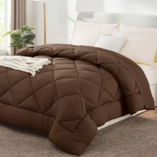 1 buah Selimut Quilted Diamond, Isian 260gsm, Selimut Lembut, Nyaman, Hangat untuk Semua Musim, Desain Serbaguna, Cocok untuk Semua Musim - hijau musim panas - View 4