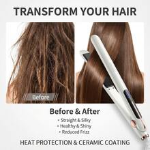 SOKANY 3-In-1 Multifunctional Ceramic Hair Straightener, Dry & Wet Use, Curling & Straightening, Temperature Adjustable Up To 950°C, LED Display, 360° Rotatable, Suitable For Home And Salon Use - EU F Type Plug(220-240V) - View 7