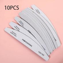 3/5/10/20/50pcs Nail Files, 100/180 Grit Sandpaper, Zebra Pattern Double-Sided Washable Coarse Files, Suitable For Removing Acrylic Nails And Extending Nails, Manicure Care Set, Salon & Home Use - Multicolor - View 13
