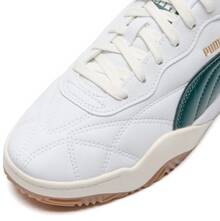 PUMA彪馬 Tifosi 舒適薄底 低筒 板鞋 男女同款 白綠色 - 白綠色 - 查看 9