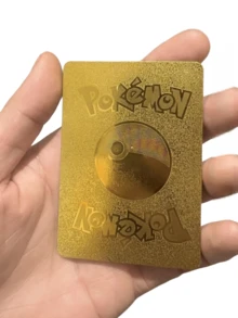 pokemon 55/10张高端宝可梦Vmax卡牌、动漫游戏卡牌、对战卡牌、创意小礼物、节日装饰、生日派对用品、生日礼物、艺术工艺装饰品、FNAF、罗纳尔多、动漫周边、动漫、罗纳尔多、游戏（随机发货） - 彩色 - 查看 11