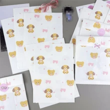 100pcs 4.7x6.7 Inch Gift Packaging Bags, Including Holiday Gift Paper Bags, Cartoon Cute Premium Packaging Paper Bags, Accessory Small Gift Paper Bags, Cute Puppy Pattern Paper Bags, Party Gift Packaging Bags, Creative DIY Decorative Gift Paper Bags, Suitable For Holiday, Wedding, Birthday Party Gift Bags And Gift Wrapping Paper Bags - Gift Bags - View 3