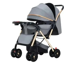 Carreola Para Bebés Niños Ultra Premium Plegable, 3 Colores - Gris - Ver 8