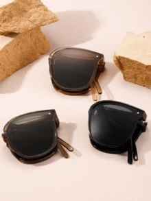 3 piezas/2 piezas Gafas plegables de moda, nuevo estilo de alta gama a juego - Multicolor - Ver 3