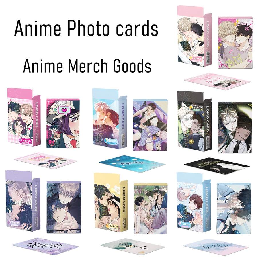 Lost In The Cloud Anime Photo Cards, Anime Fans Merchandise, Holographic Cards, Card Collection, Valentine's Day Gift, Small Gifts, Collectibles - Multicolor - View 1