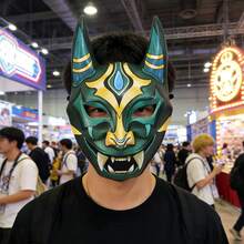 1 pieza Máscara de diablo para disfraz de carnaval, fiesta de anime, festival de Halloween o cosplay - Multicolor - Ver 5