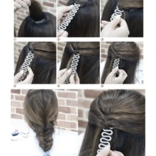 3件套DIY编发器法式编发卷发器魔力扭辫造型编发器 - 黑色 - 查看 3