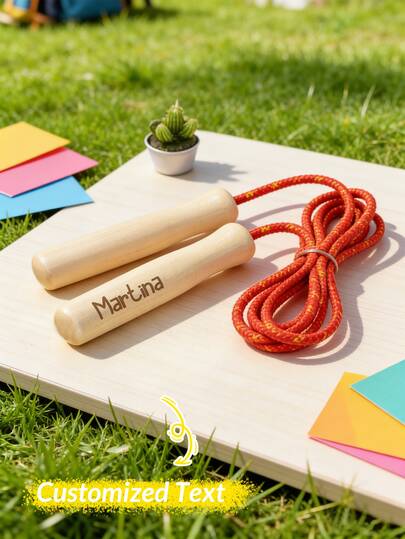 Corda de Pular de Metal com Nome Personalizado - Corda de Pular Minimalista Personalizada para Fitness, Alça de Liga Premium, Presente Único e Perfeito para Aniversário, Dia dos Namorados e Aniversário