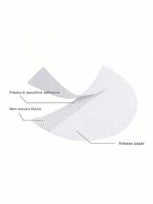 50pcs Disposable Eyeliner Shields, Lint-Free Pads For False Eyelash Extension, Makeup Tools - Multicolor - View 9