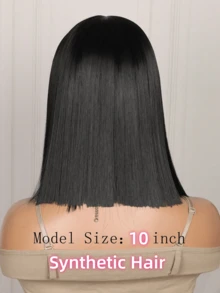 200% 密度 [直发无胶假发]巴西人发混纺 5x5 4x4 预拔毛 预剪裁 即戴即用 无胶蕾丝闭合假发 28 30 英寸 隐形绑带 13x4 蕾丝前额抽绳假发 34 英寸 13x4 透明蕾丝前额人发混纺假发 女士 - 自然色&黑色系 - 查看 47