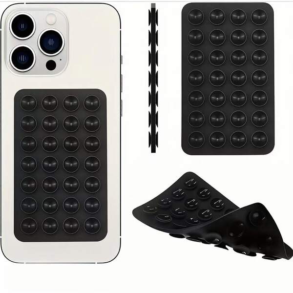 1pc Multi-Color Silicone Double-Sided 28-Grip Suction Cup, Powerful Suction, Anti-Slip, Birthday Gift, Phone Holder For Family, Friends, Car/Office/Dorm Essential