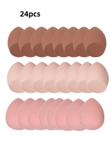 12pcs Large Random Color Makeup Sponge Eggs, Mixed Beauty Sponges For Liquid, Cream And Powder Perfect Application, Multicolor Makeup Sponges Suitable For All Skin Types, Latex-Free Dual-Use Powder Foundation - Multicolor - View 5