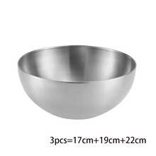 1个/3个装不锈钢搅拌碗 - 耐用多用途厨房碗，适用于烹饪、烘焙、盛放食物 - 圣诞节、万圣节、复活节、感恩节的理想之选，完美的圣诞节和感恩节礼物 - 彩色 - 查看 16