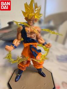 bandai SSJ Warrior 動漫角色 PVC 公仔收藏雕像模型裝飾品 | 完美萬聖節禮物 - 生日、週年紀念、畢業、婚禮季節與節日禮物，適合粉絲、收藏家展示、動漫主題派對贈品、收藏禮物、成人動漫收藏品 - 彩色 - 查看 11