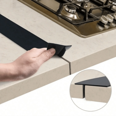 1pc Silicone Stove Gap Cover, Sealing Strip Between Stove And Countertop
